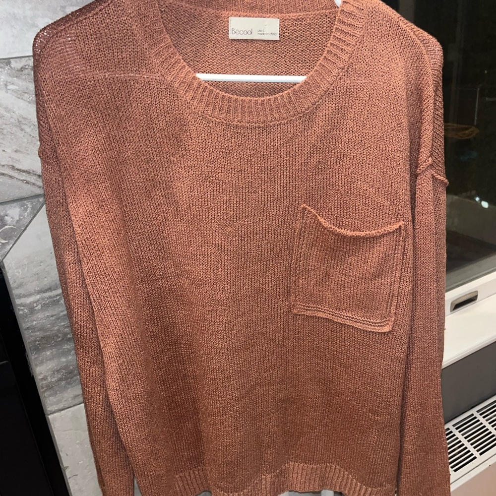 Women's Copper Crew Neck Sweater